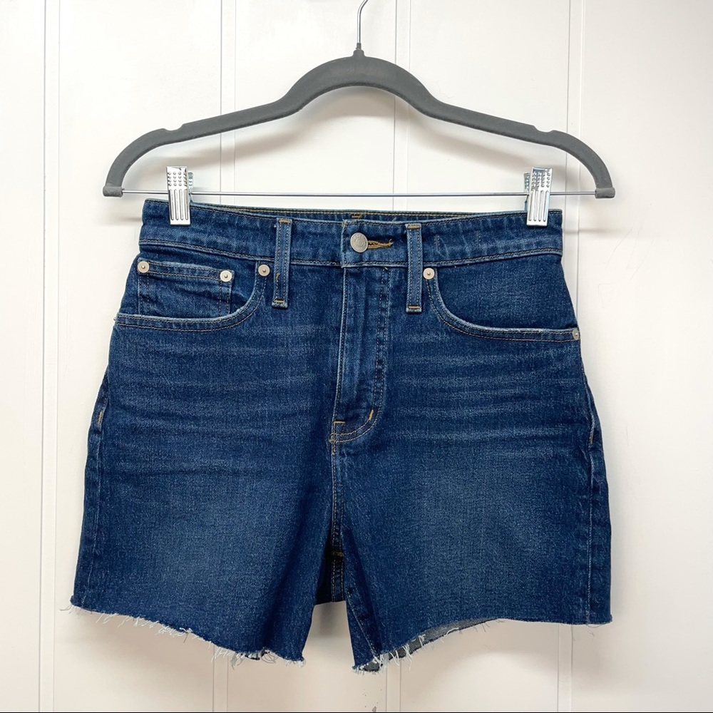 Madewell Curvy High Rise Denim Shorts Size 26